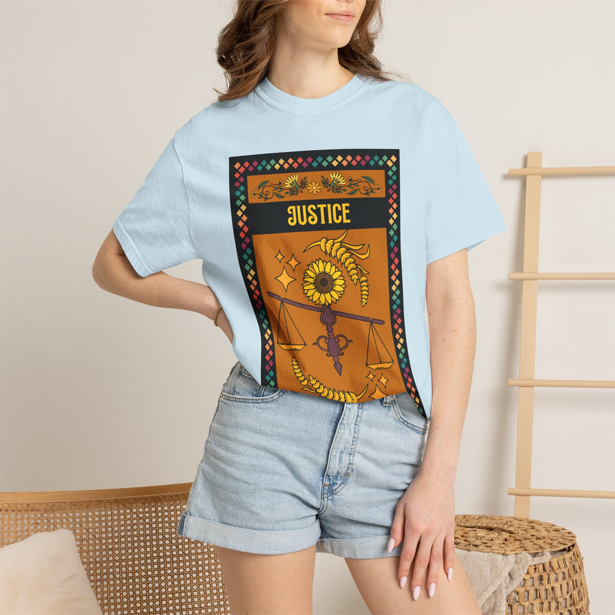 Justice - Unisex Garment-Dyed T-shirt