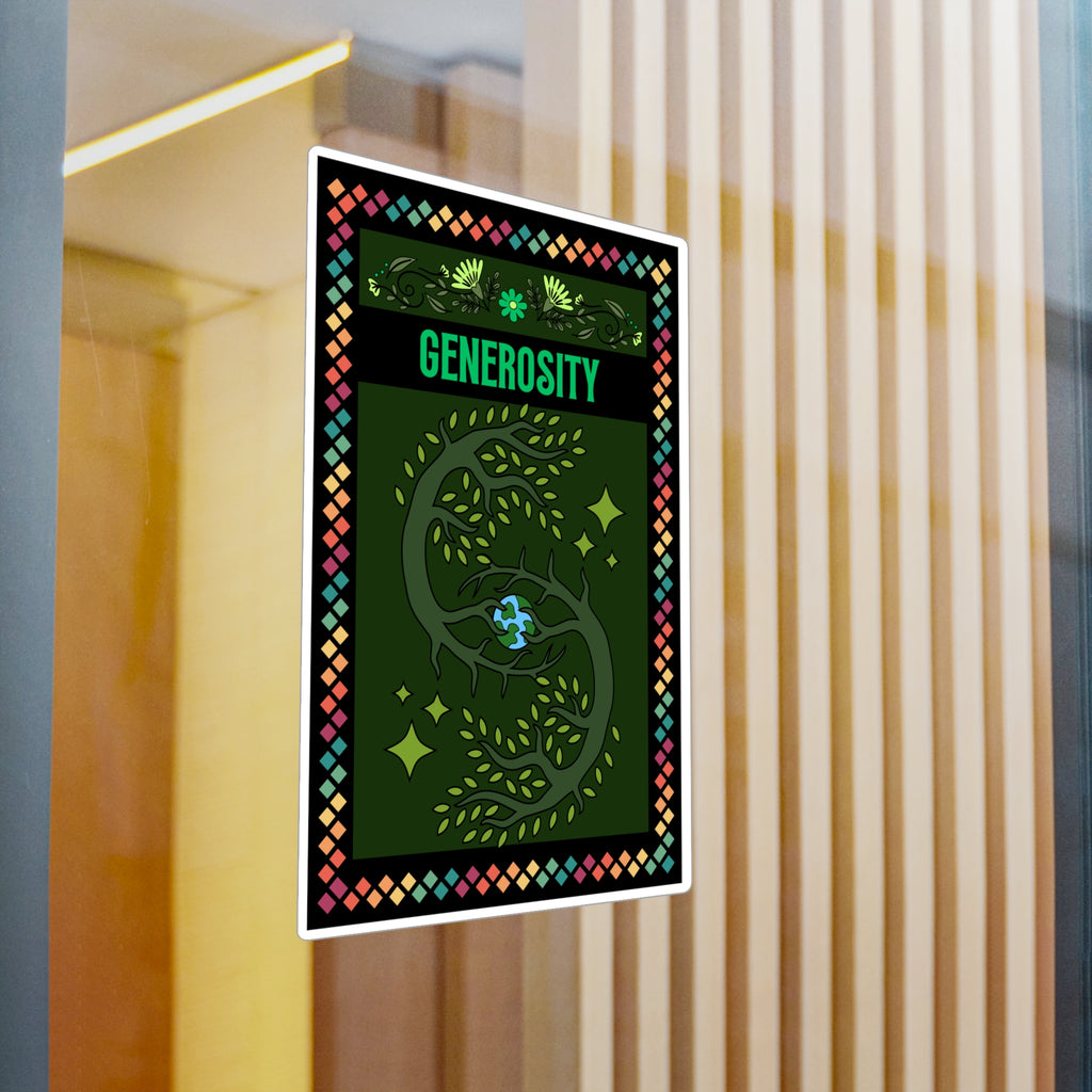 Generosity Kiss-Cut Vinyl Decals