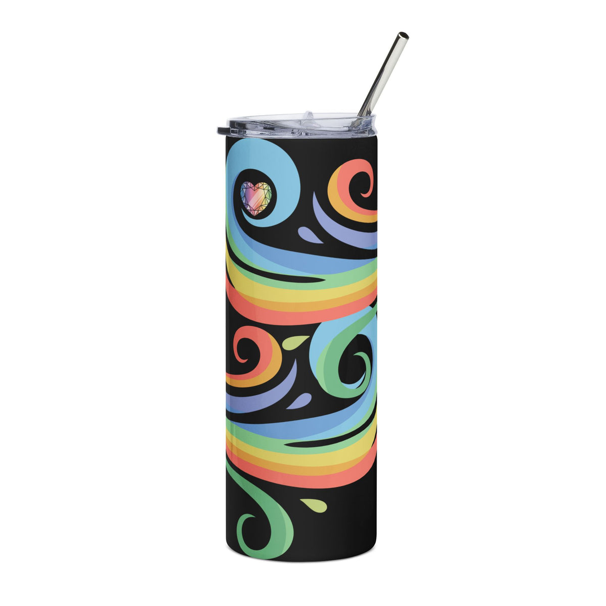 Swirling Love - Stainless Steel Tumbler, 20oz