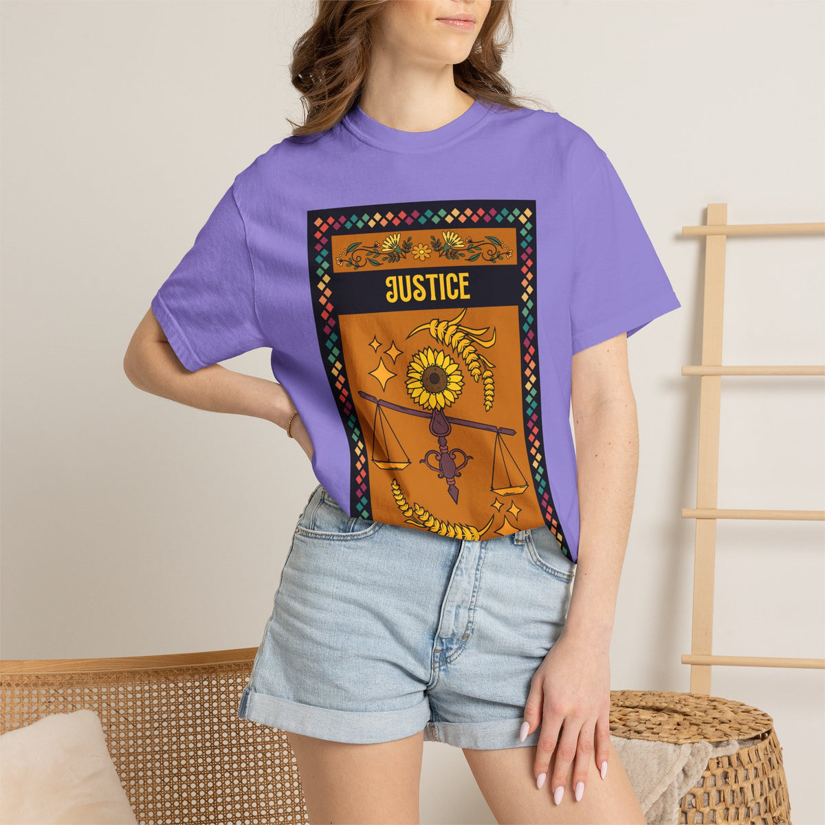 Justice - Unisex Garment-Dyed T-shirt