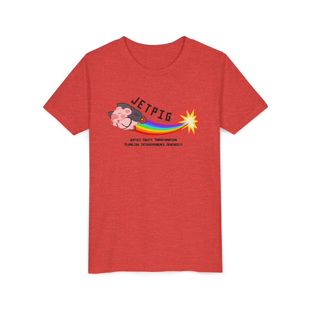 JETPIG Rainbow Blast - Youth Short Sleeve Tee