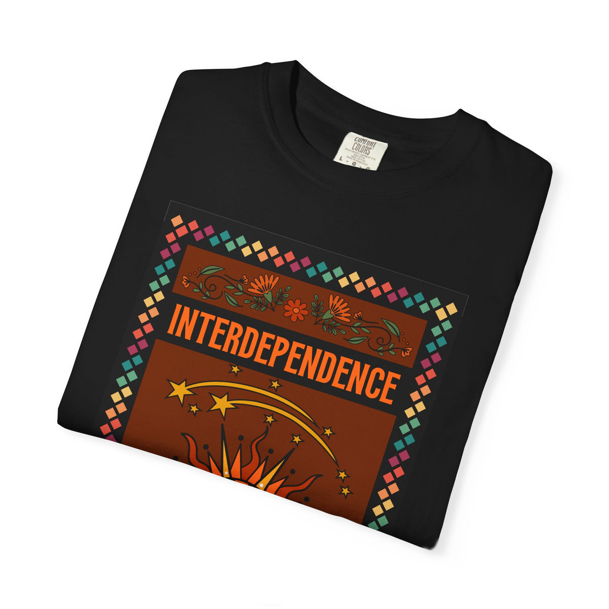 Interdependence - Unisex Garment-Dyed T-shirt