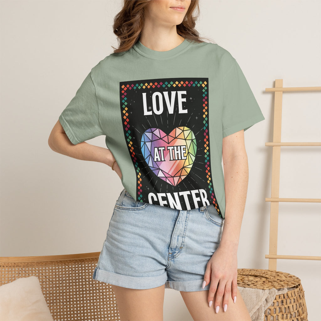 Love - Unisex Garment-Dyed T-shirt