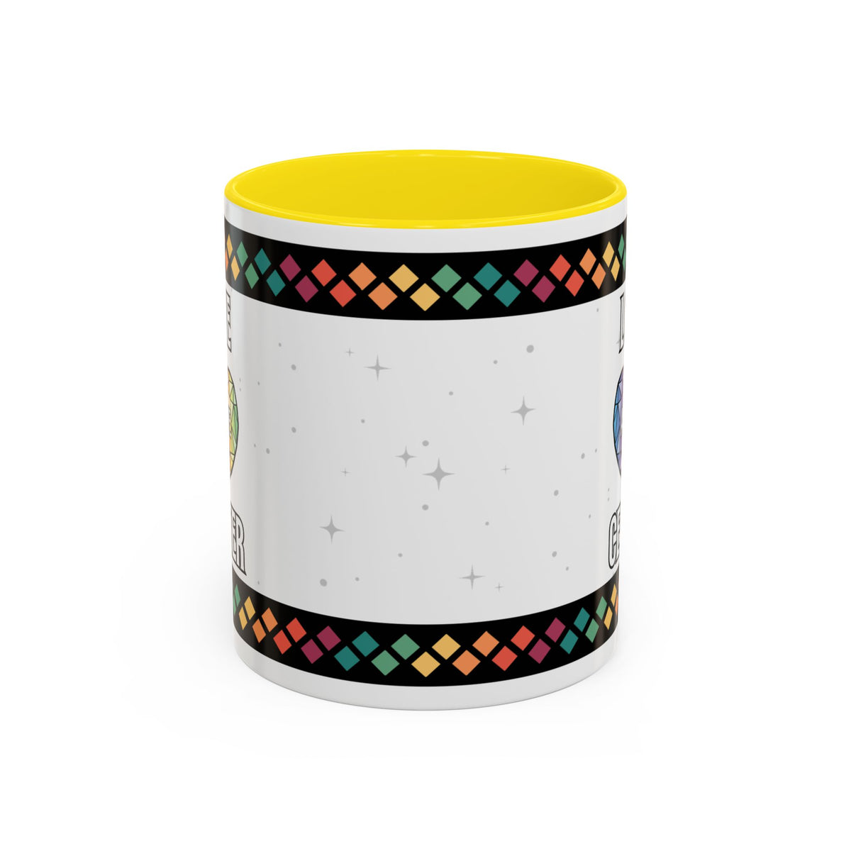 Love at the Center Accent Coffee Mug (11, 15oz)