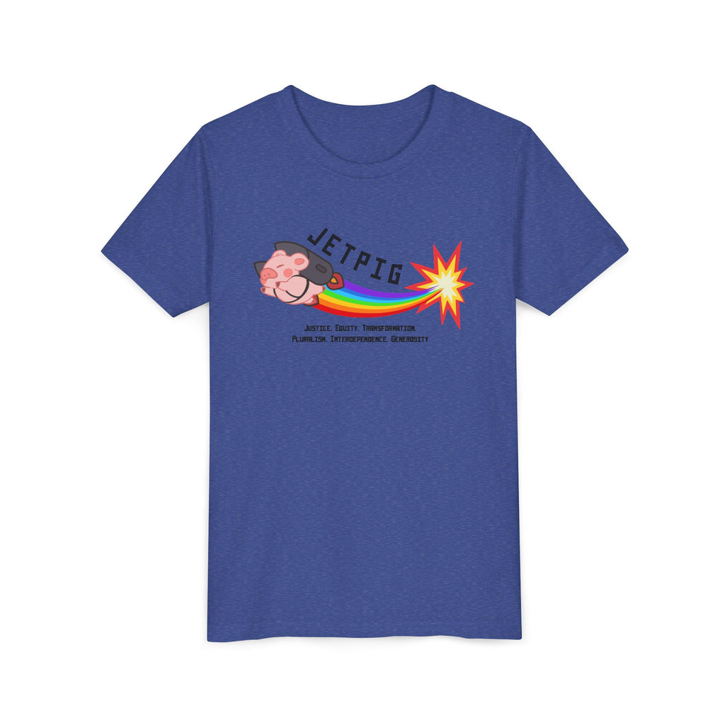 JETPIG Rainbow Blast - Youth Short Sleeve Tee