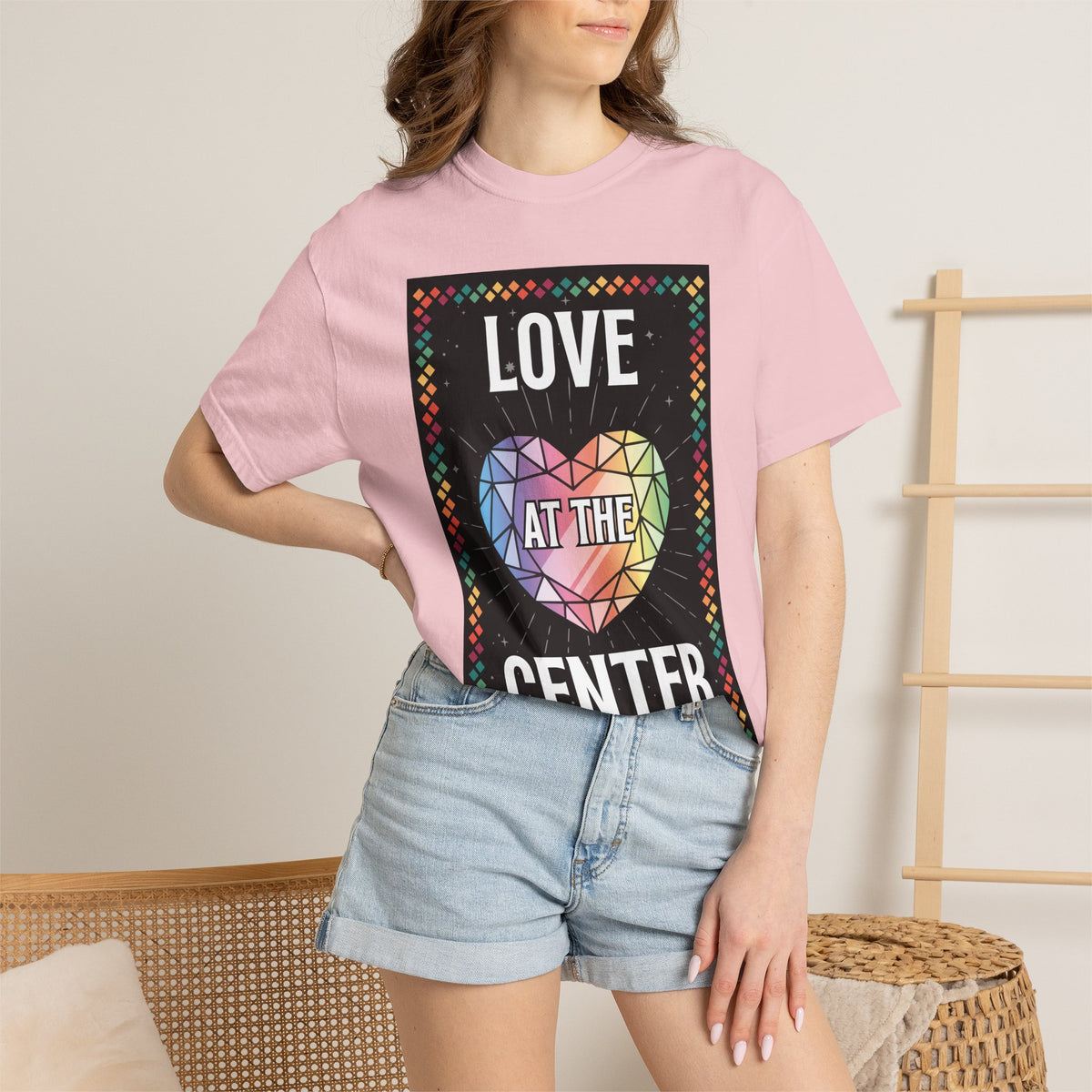 Love - Unisex Garment-Dyed T-shirt