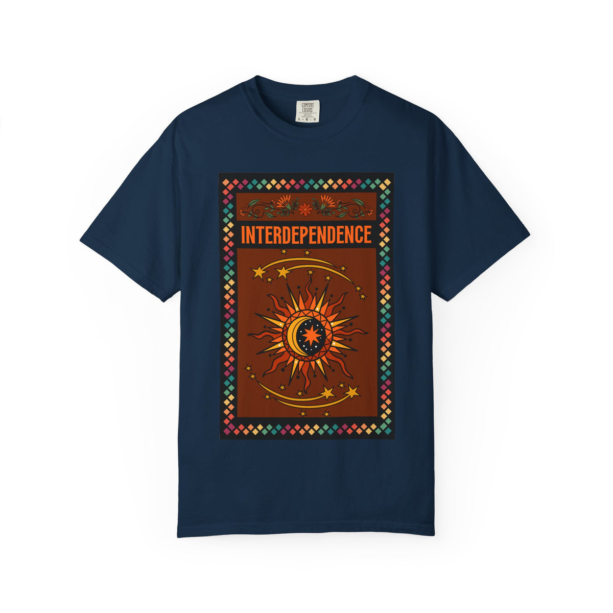 Interdependence - Unisex Garment-Dyed T-shirt