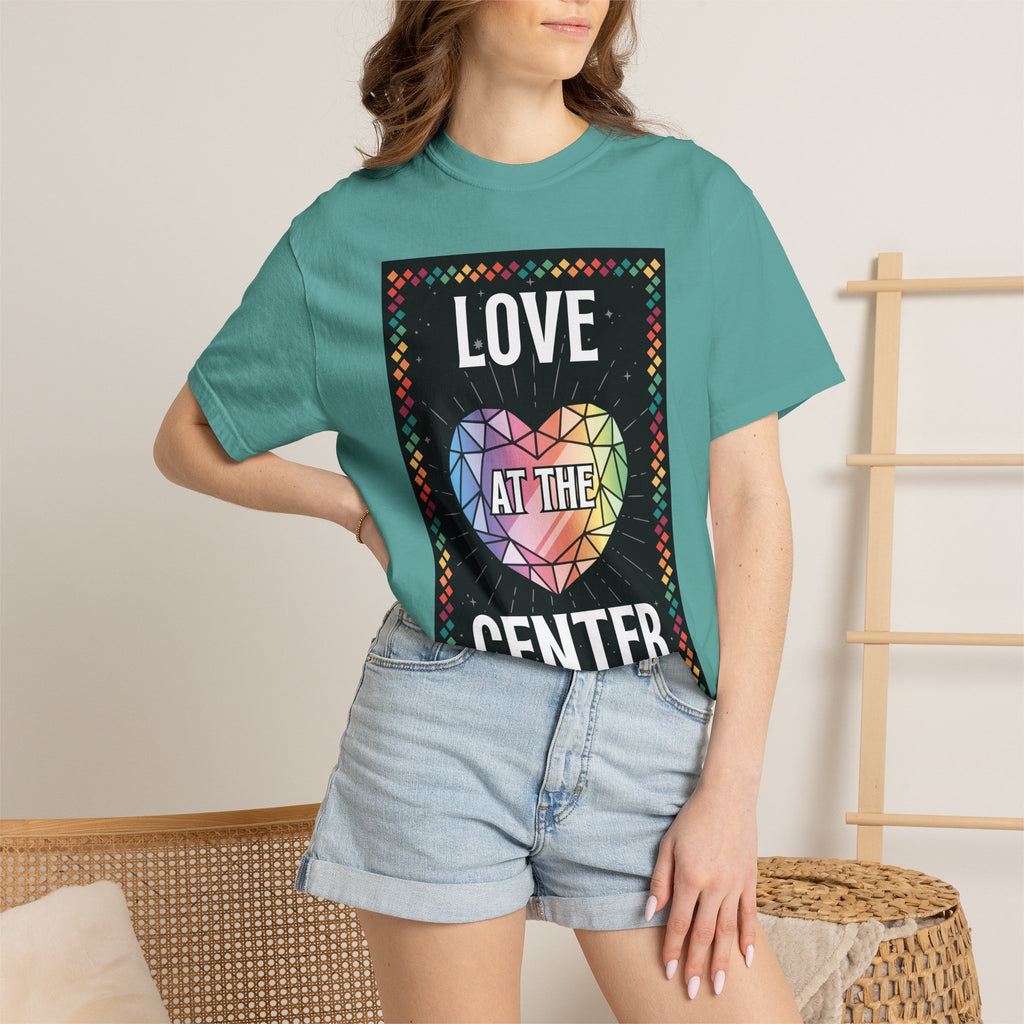 Love - Unisex Garment-Dyed T-shirt