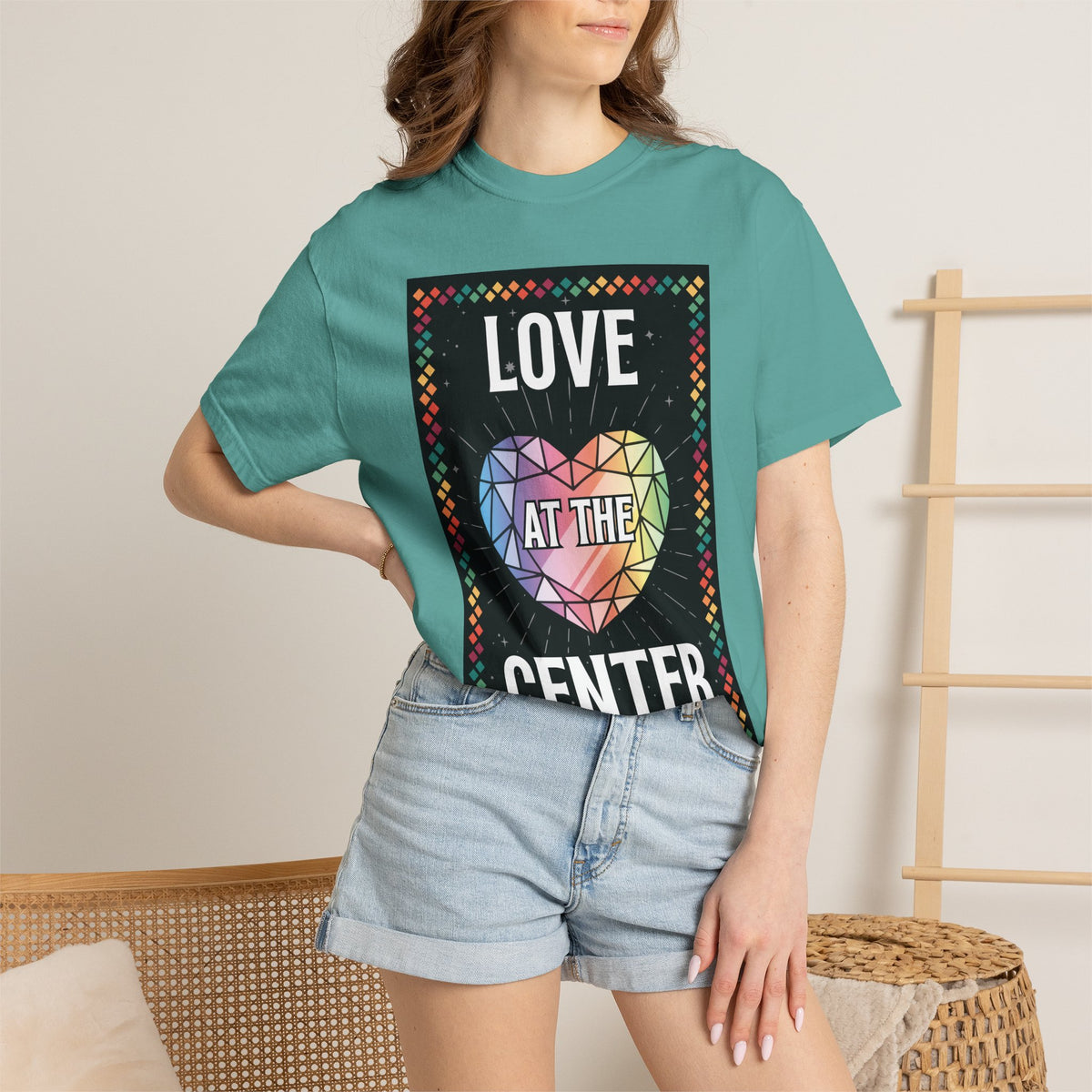 Love - Unisex Garment-Dyed T-shirt