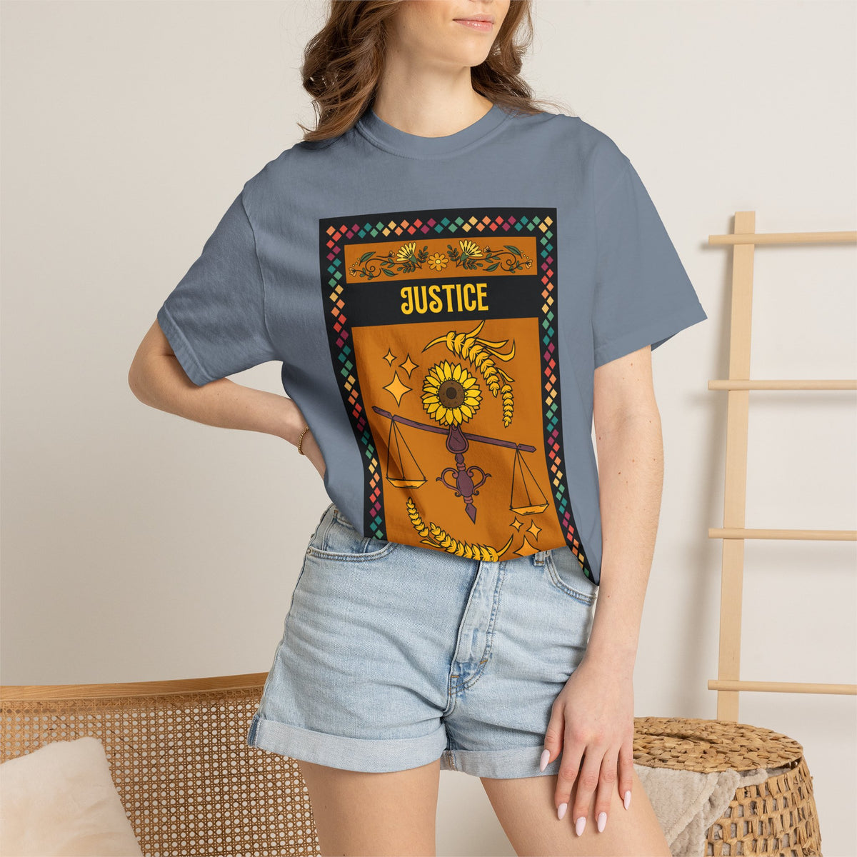 Justice - Unisex Garment-Dyed T-shirt
