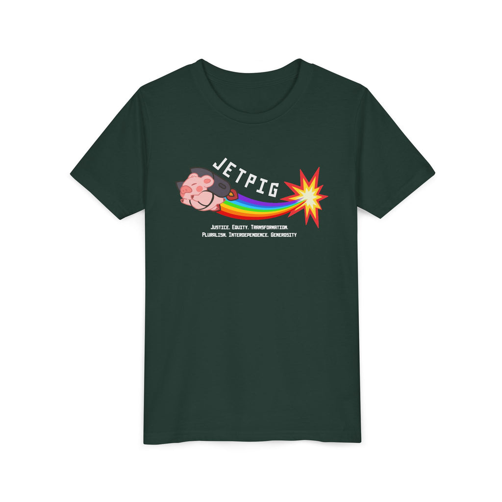 JETPIG Rainbow Blast - Youth Short Sleeve Tee