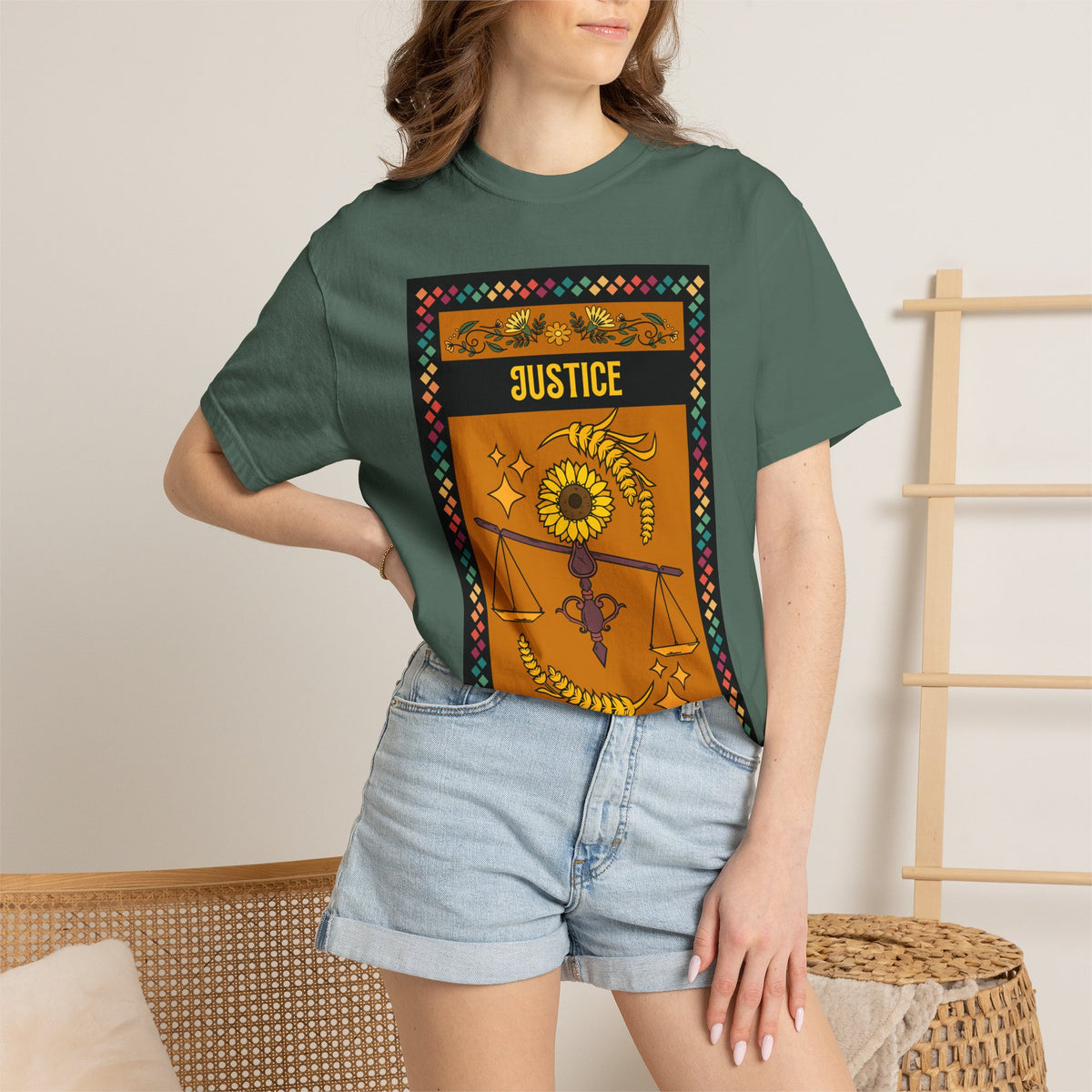 Justice - Unisex Garment-Dyed T-shirt
