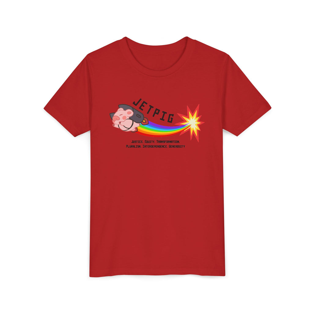 JETPIG Rainbow Blast - Youth Short Sleeve Tee