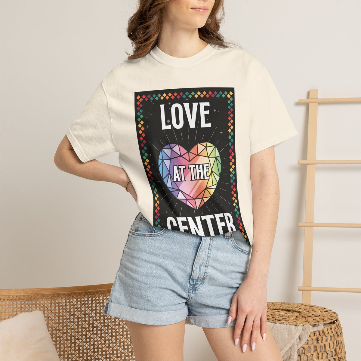 Love - Unisex Garment-Dyed T-shirt