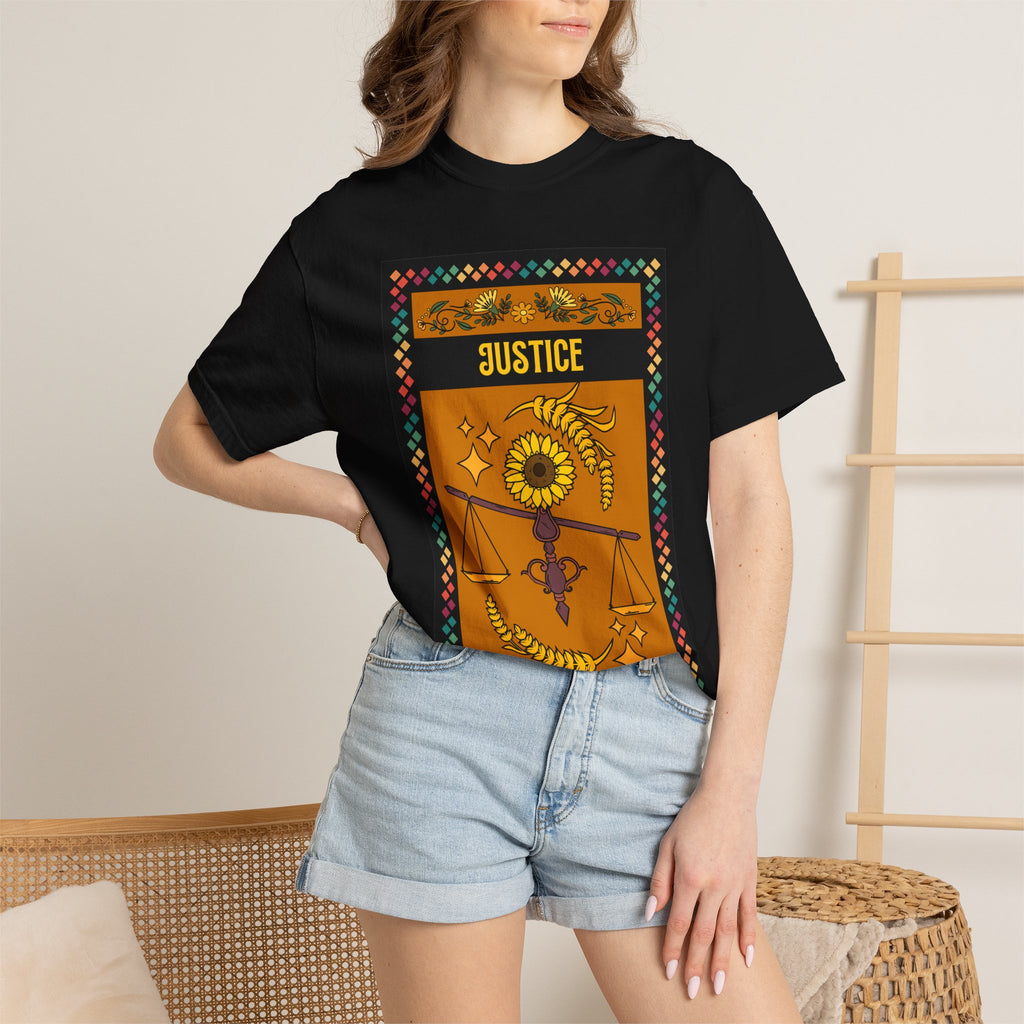Justice - Unisex Garment-Dyed T-shirt