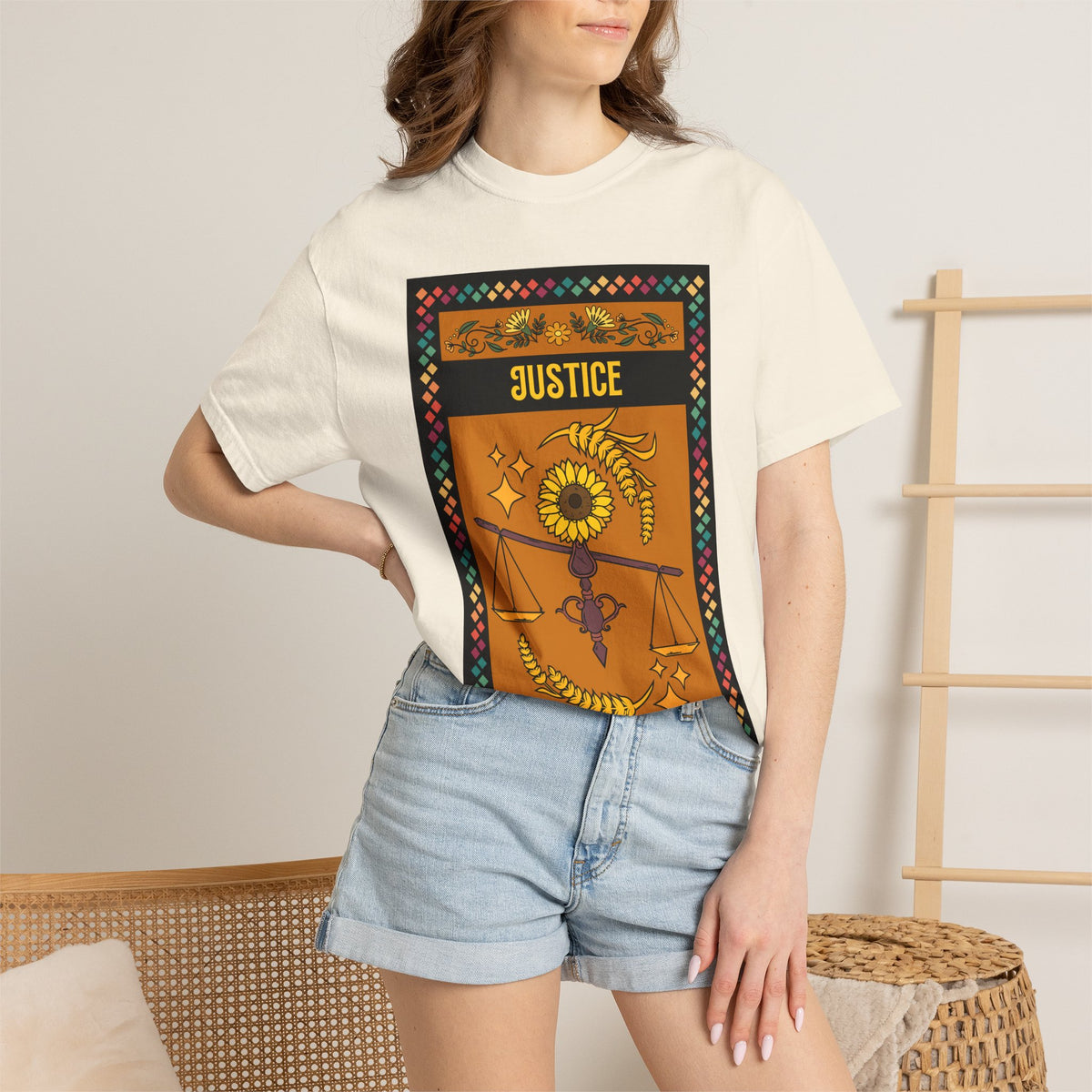 Justice - Unisex Garment-Dyed T-shirt