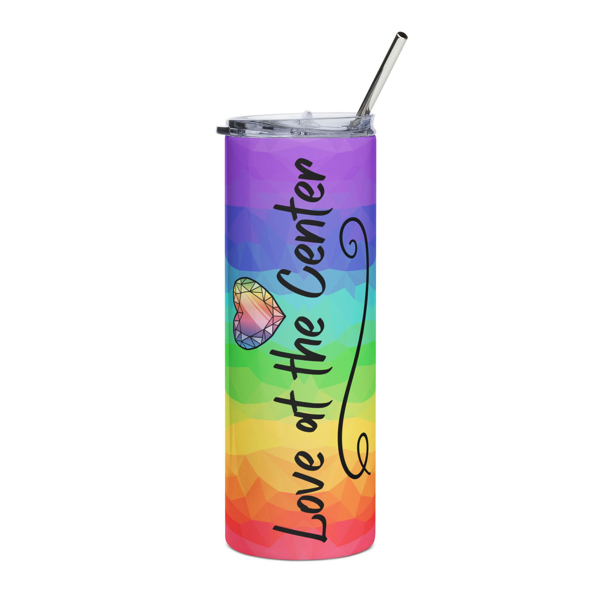 Rainbow Love - Stainless Steel Tumbler, 20oz