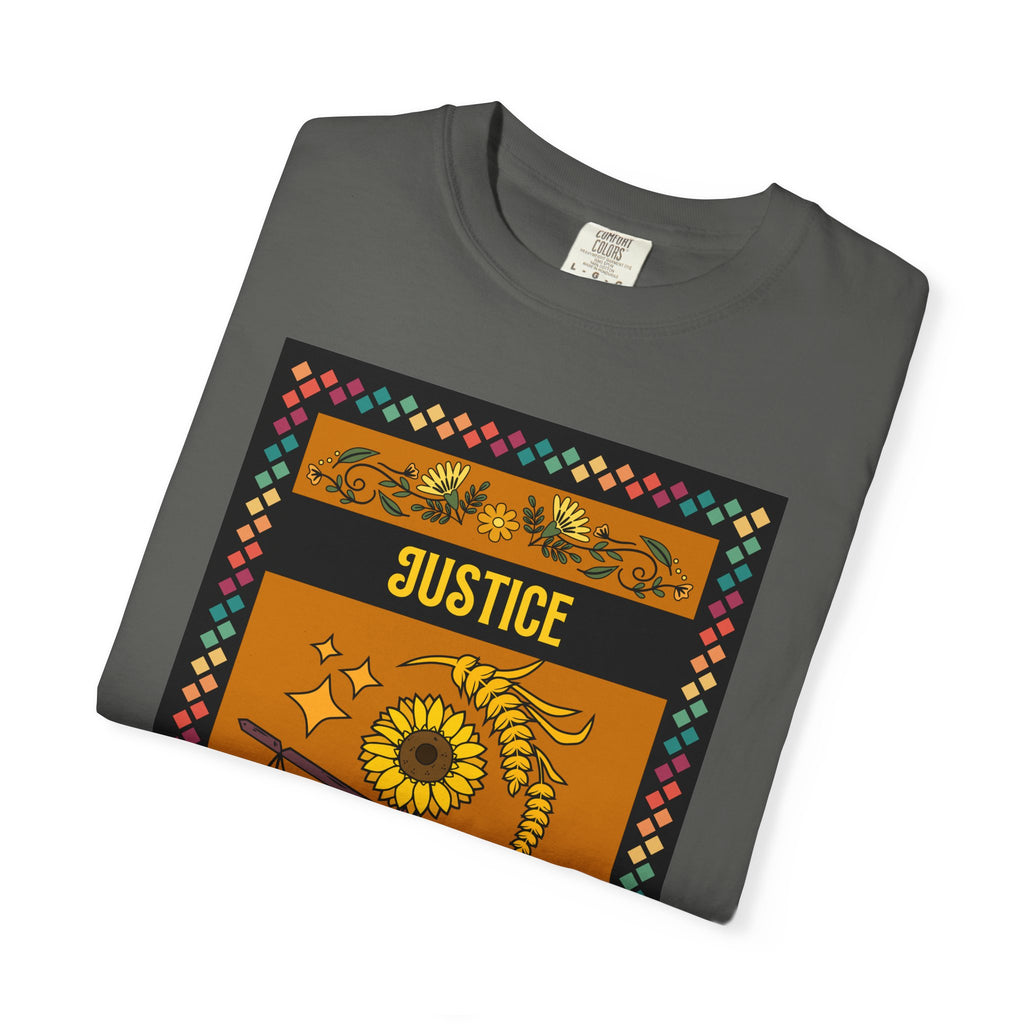 Justice - Unisex Garment-Dyed T-shirt