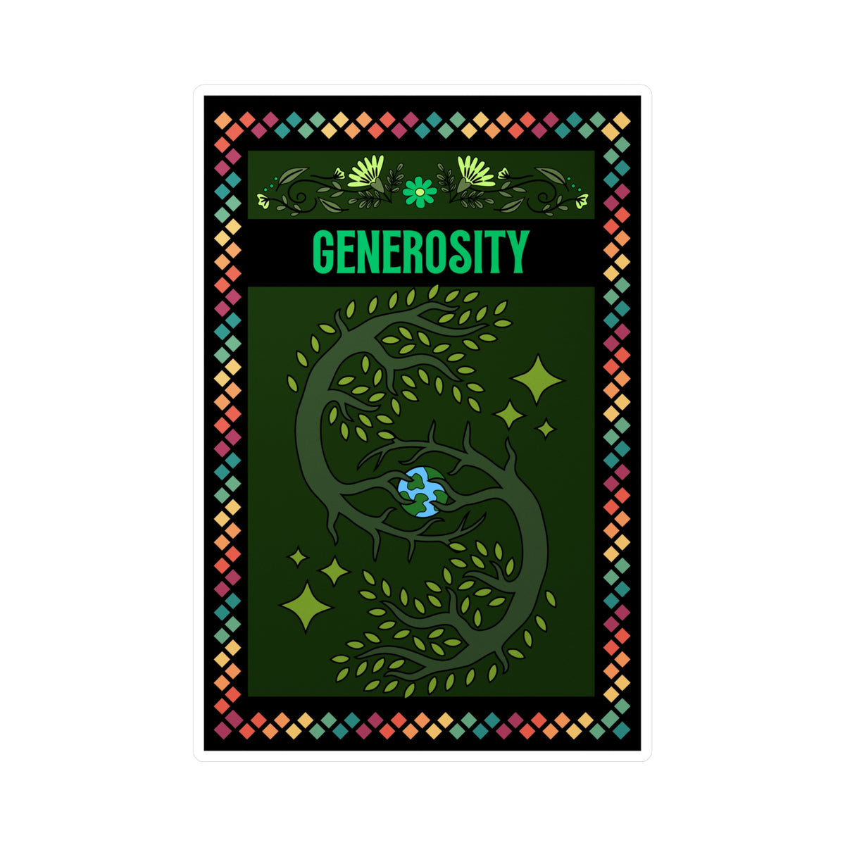 Generosity Kiss-Cut Vinyl Decals