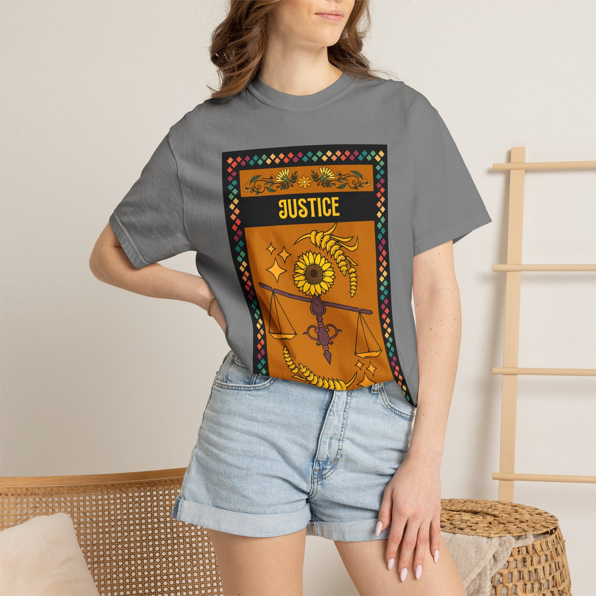Justice - Unisex Garment-Dyed T-shirt