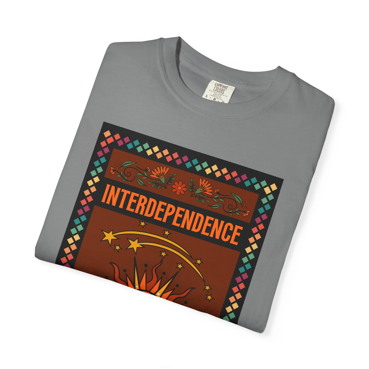 Interdependence - Unisex Garment-Dyed T-shirt