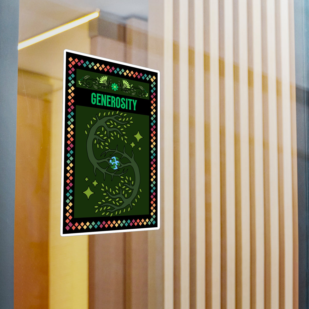 Generosity Kiss-Cut Vinyl Decals