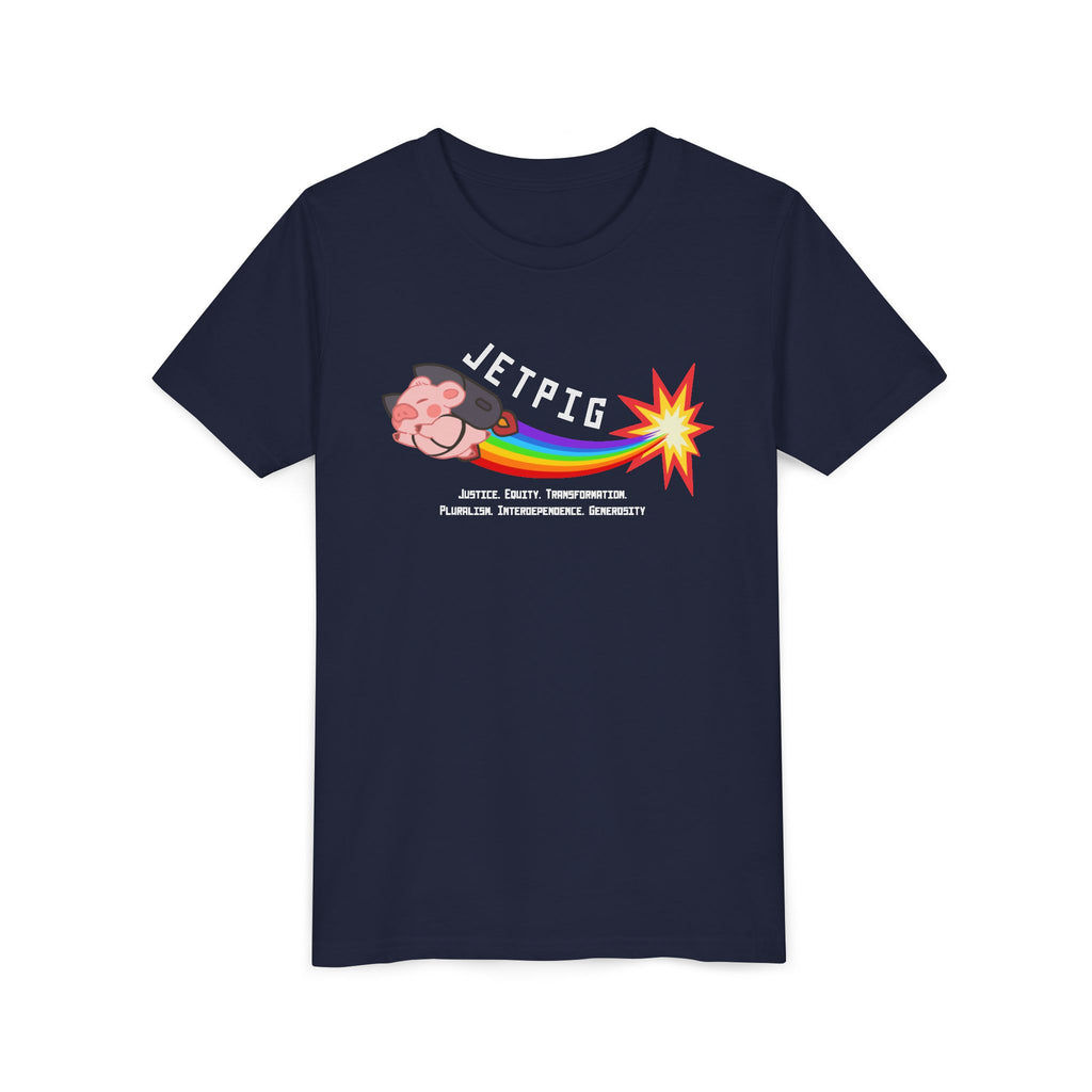 JETPIG Rainbow Blast - Youth Short Sleeve Tee