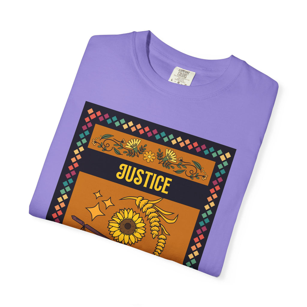 Justice - Unisex Garment-Dyed T-shirt