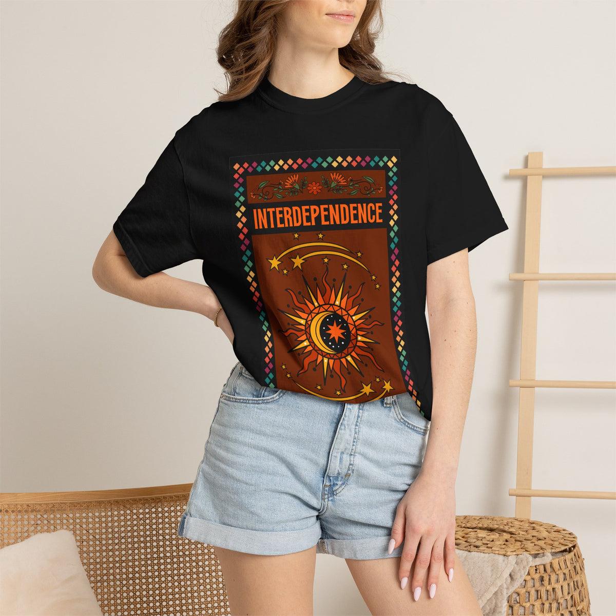 Interdependence - Unisex Garment-Dyed T-shirt