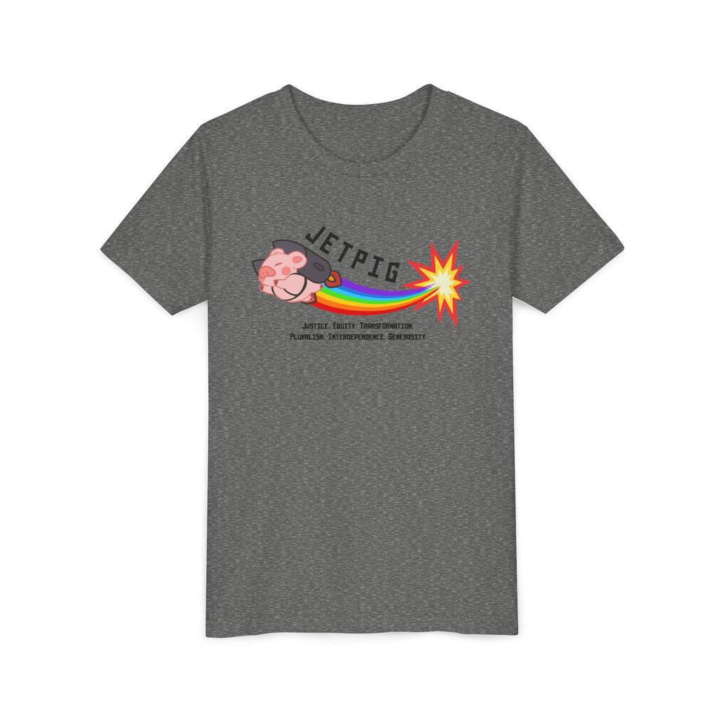 JETPIG Rainbow Blast - Youth Short Sleeve Tee