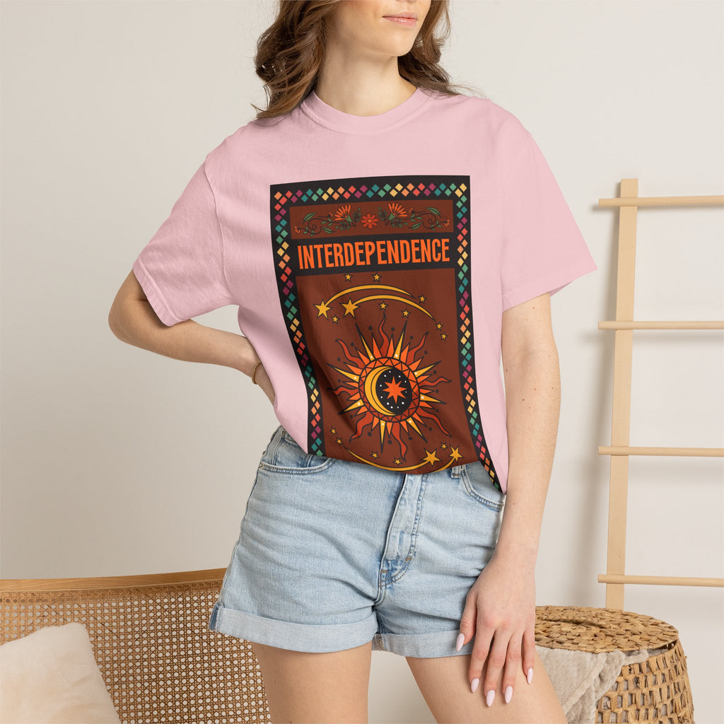 Interdependence - Unisex Garment-Dyed T-shirt