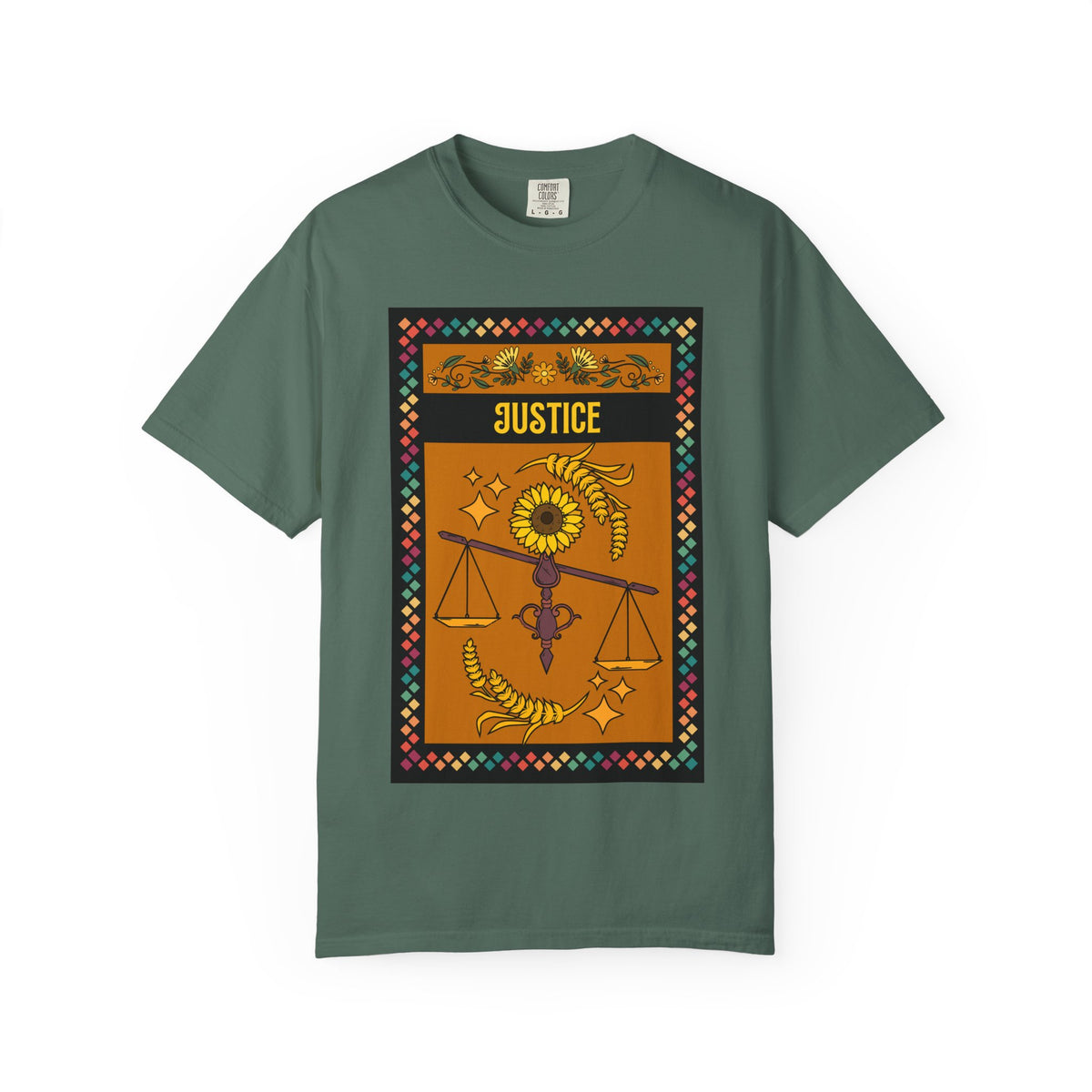 Justice - Unisex Garment-Dyed T-shirt