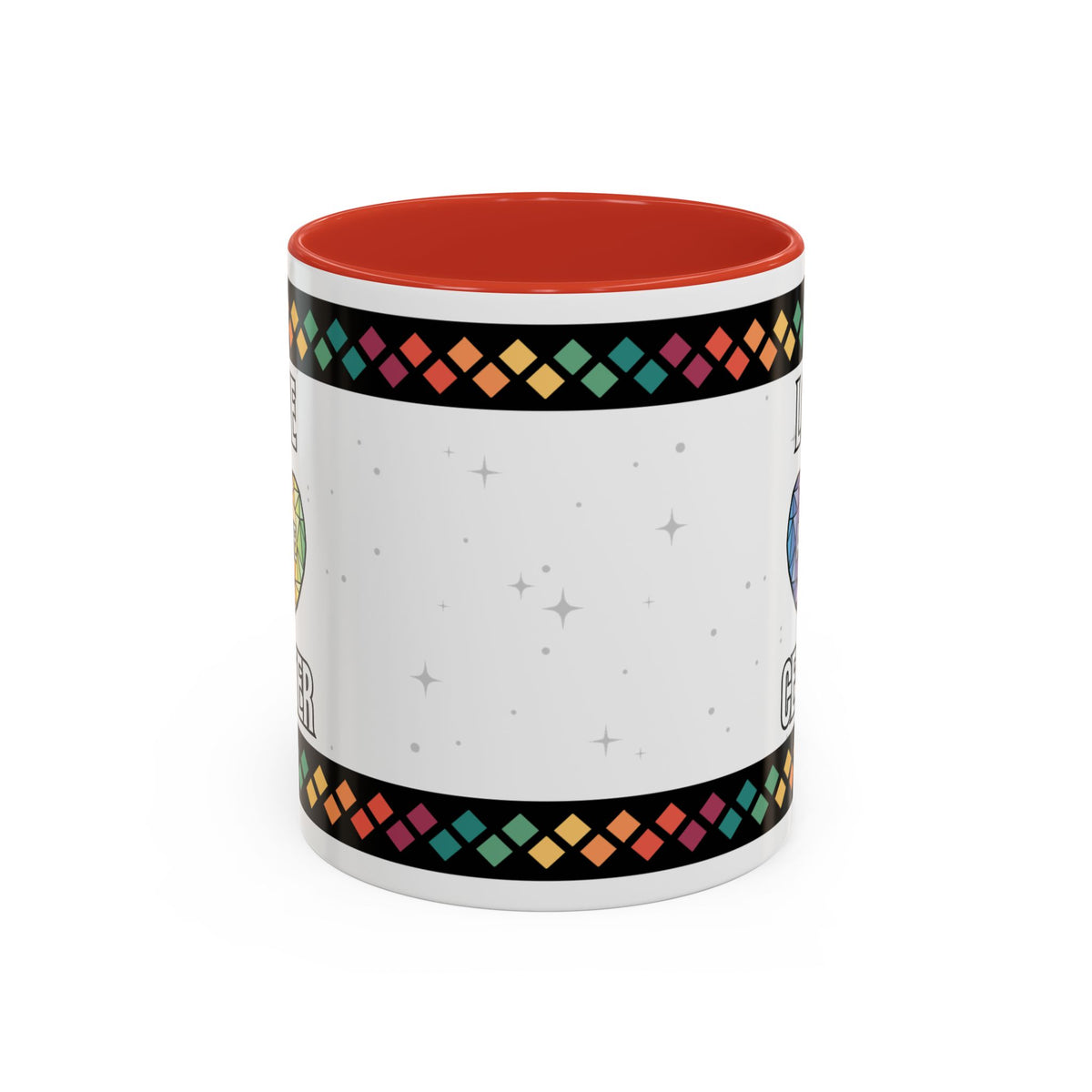 Love at the Center Accent Coffee Mug (11, 15oz)