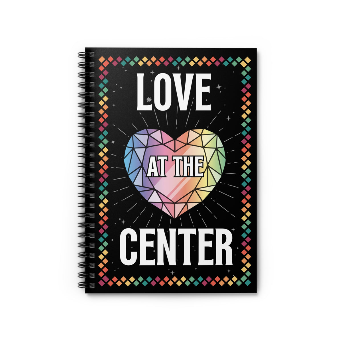 Love at the Center - Spiral Notebook (Ruled Line)