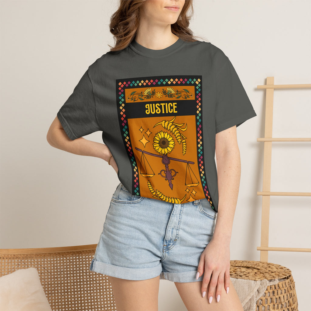 Justice - Unisex Garment-Dyed T-shirt