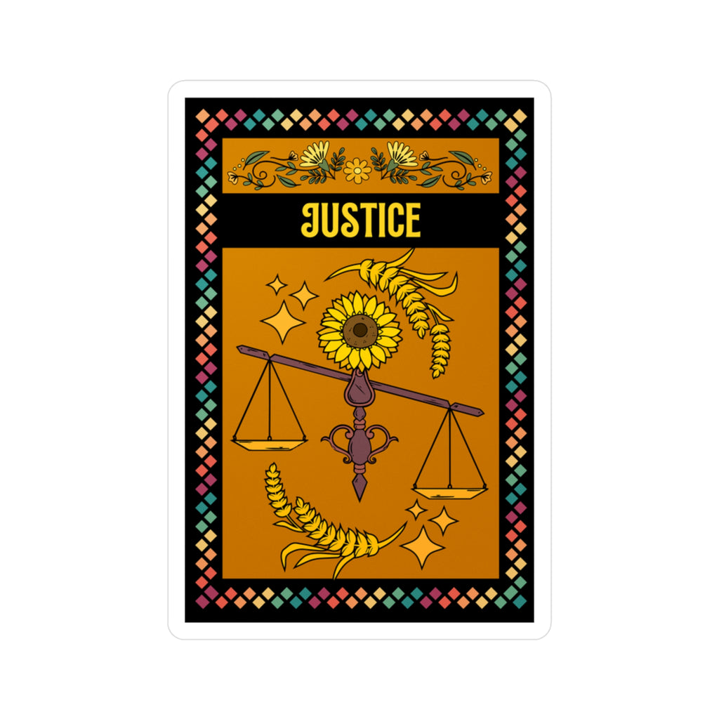 Justice Kiss-Cut Vinyl Decals