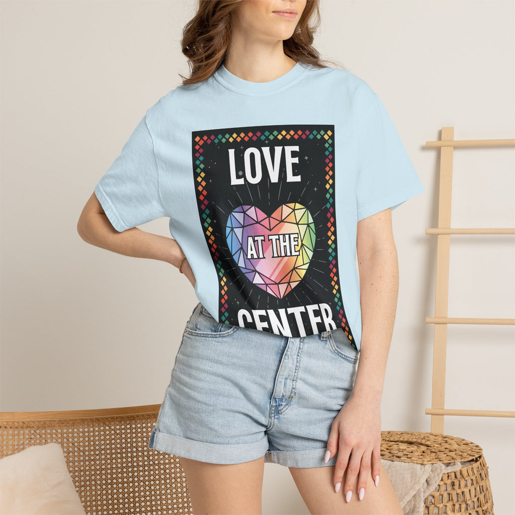 Love - Unisex Garment-Dyed T-shirt