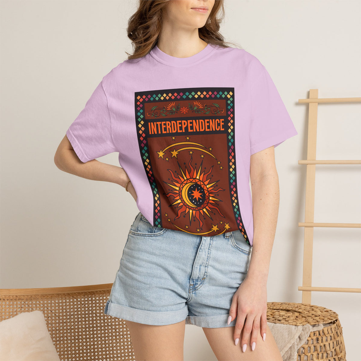 Interdependence - Unisex Garment-Dyed T-shirt