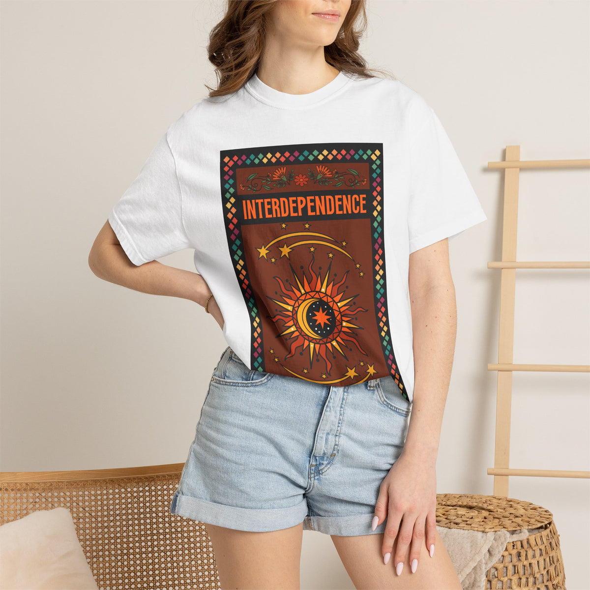 Interdependence - Unisex Garment-Dyed T-shirt