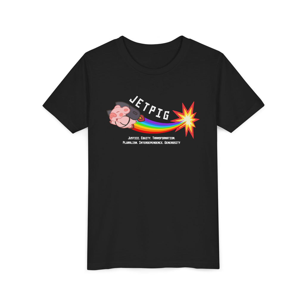 JETPIG Rainbow Blast - Youth Short Sleeve Tee