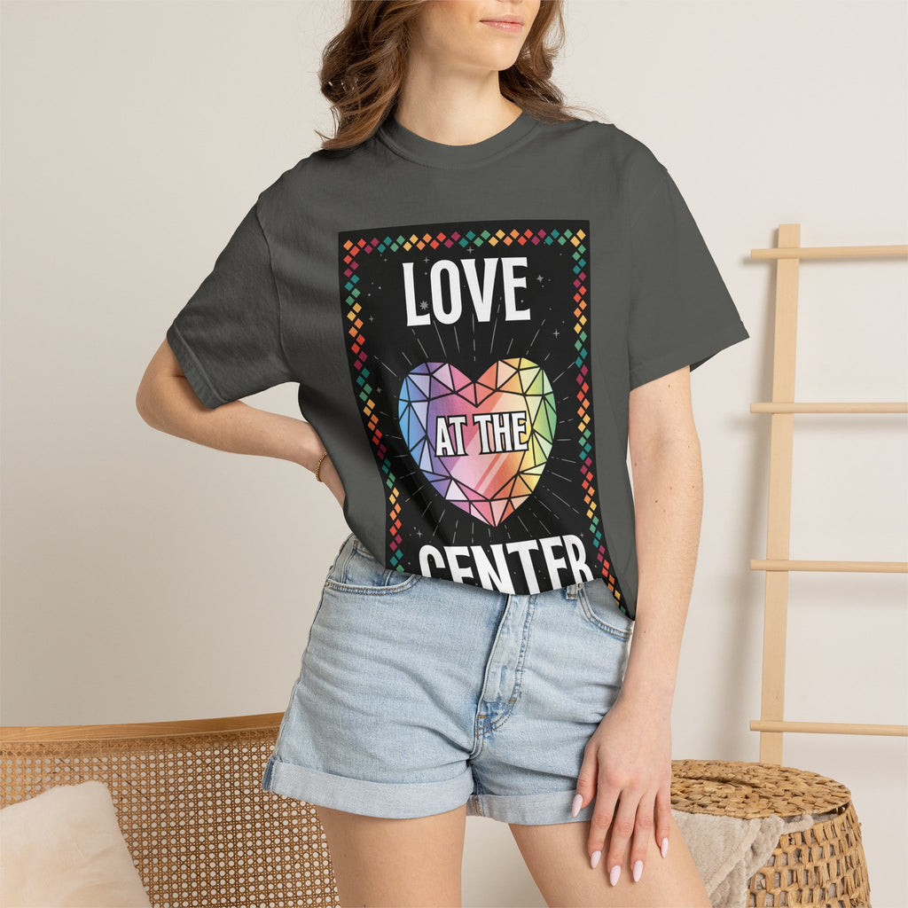 Love - Unisex Garment-Dyed T-shirt
