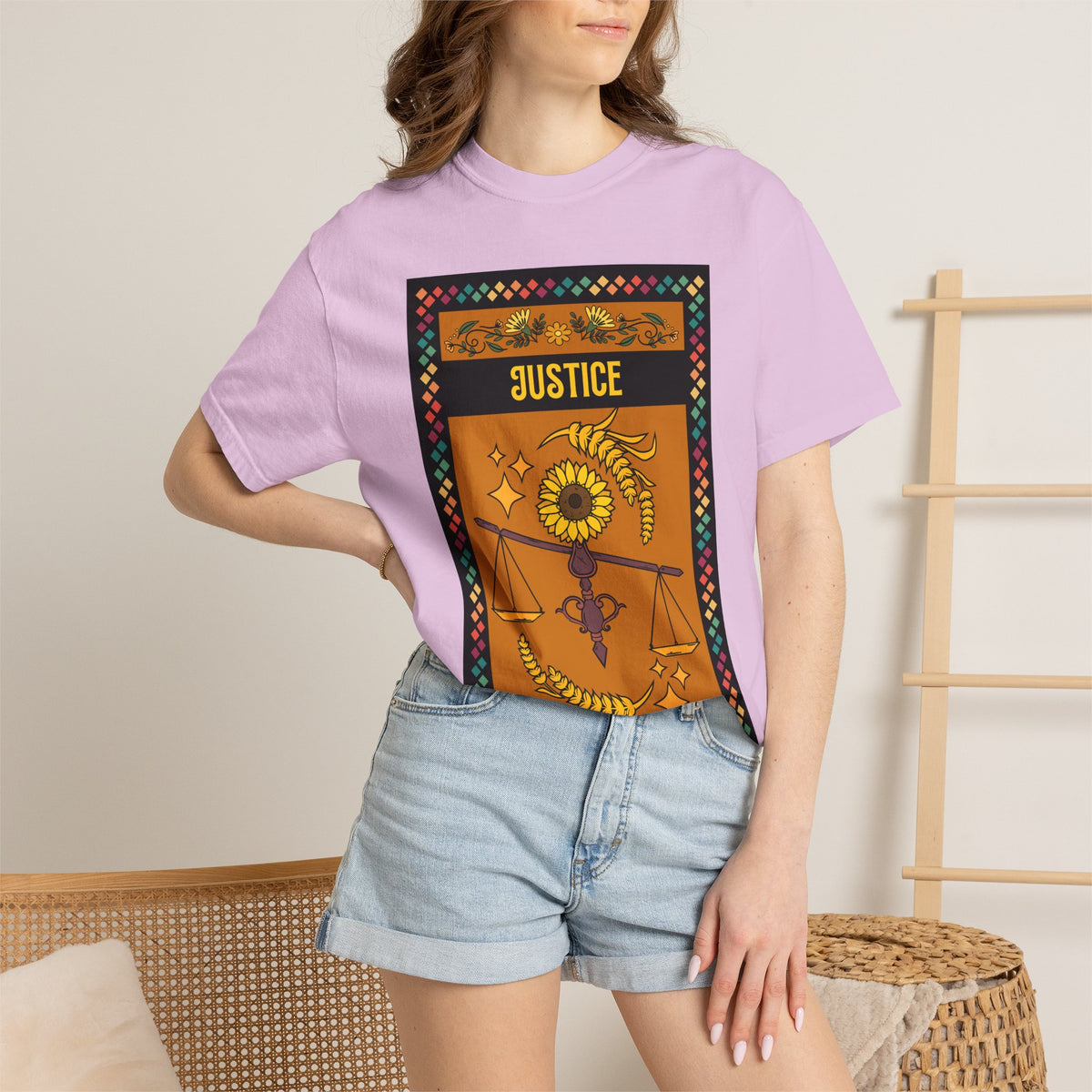 Justice - Unisex Garment-Dyed T-shirt