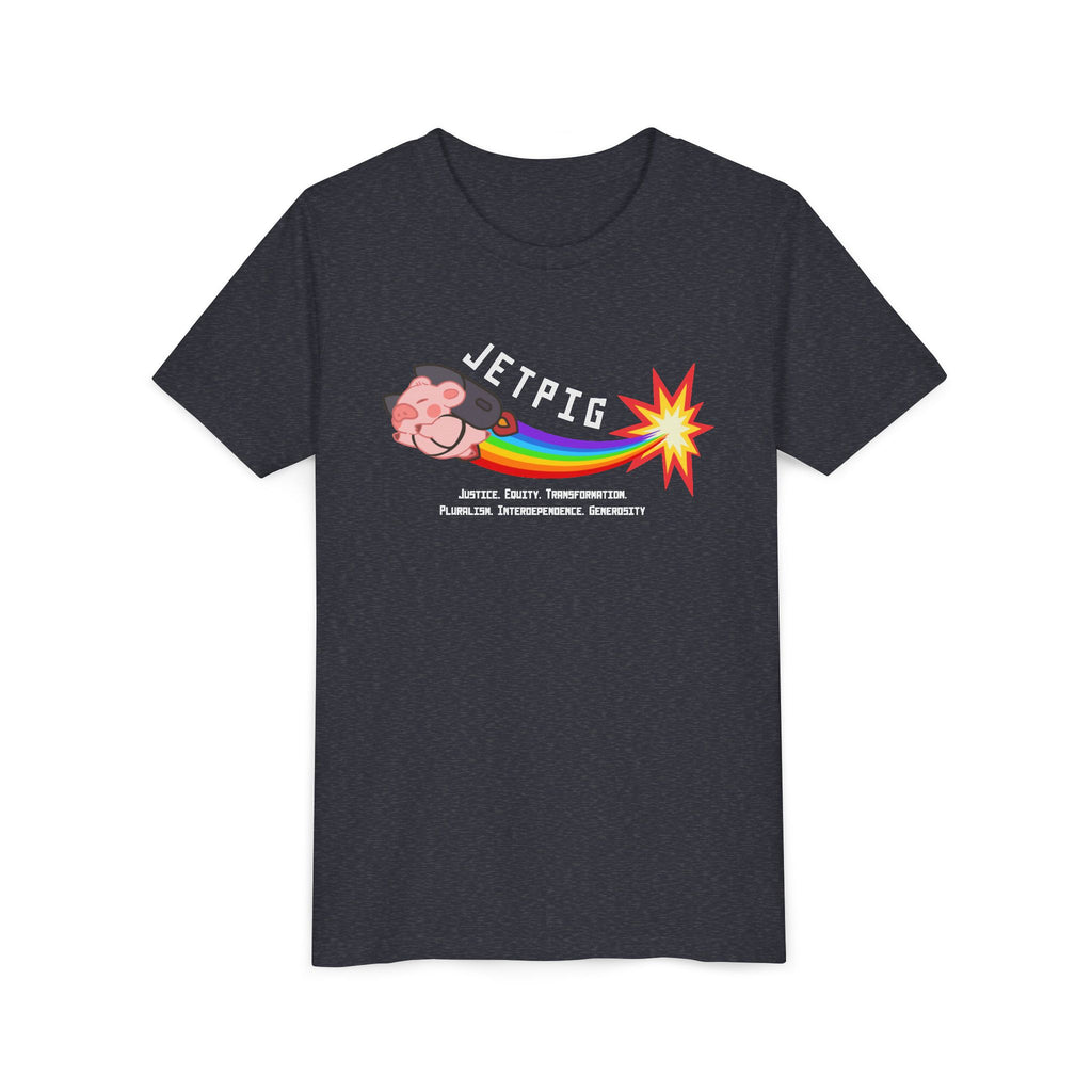 JETPIG Rainbow Blast - Youth Short Sleeve Tee