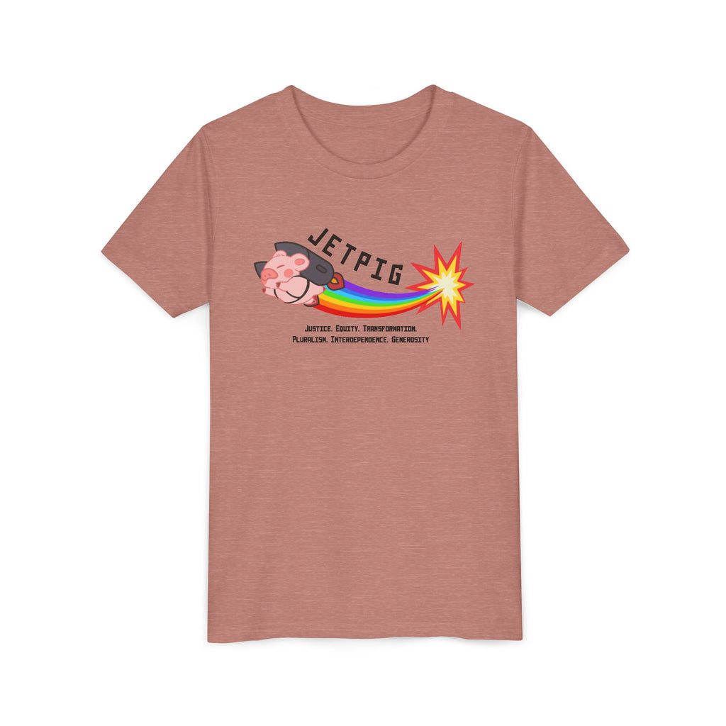 JETPIG Rainbow Blast - Youth Short Sleeve Tee