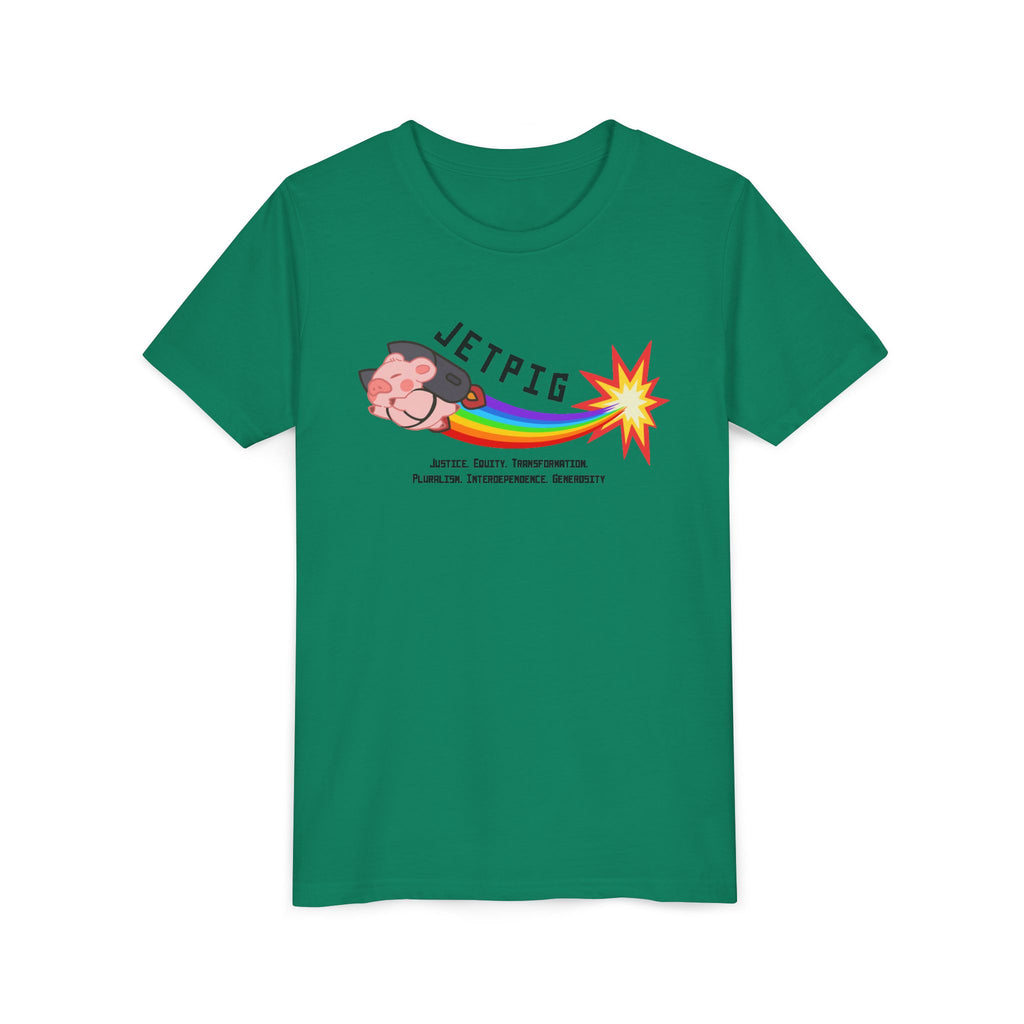 JETPIG Rainbow Blast - Youth Short Sleeve Tee