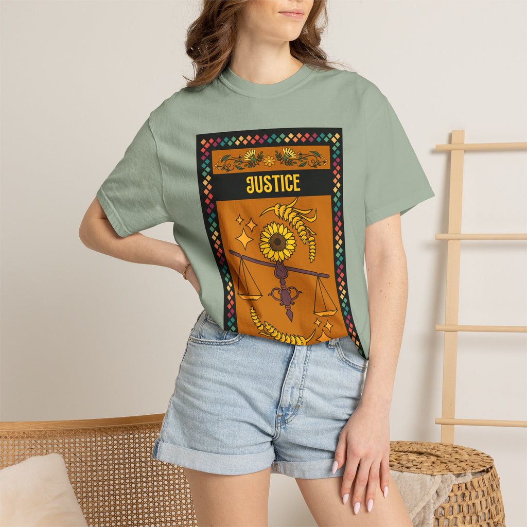 Justice - Unisex Garment-Dyed T-shirt