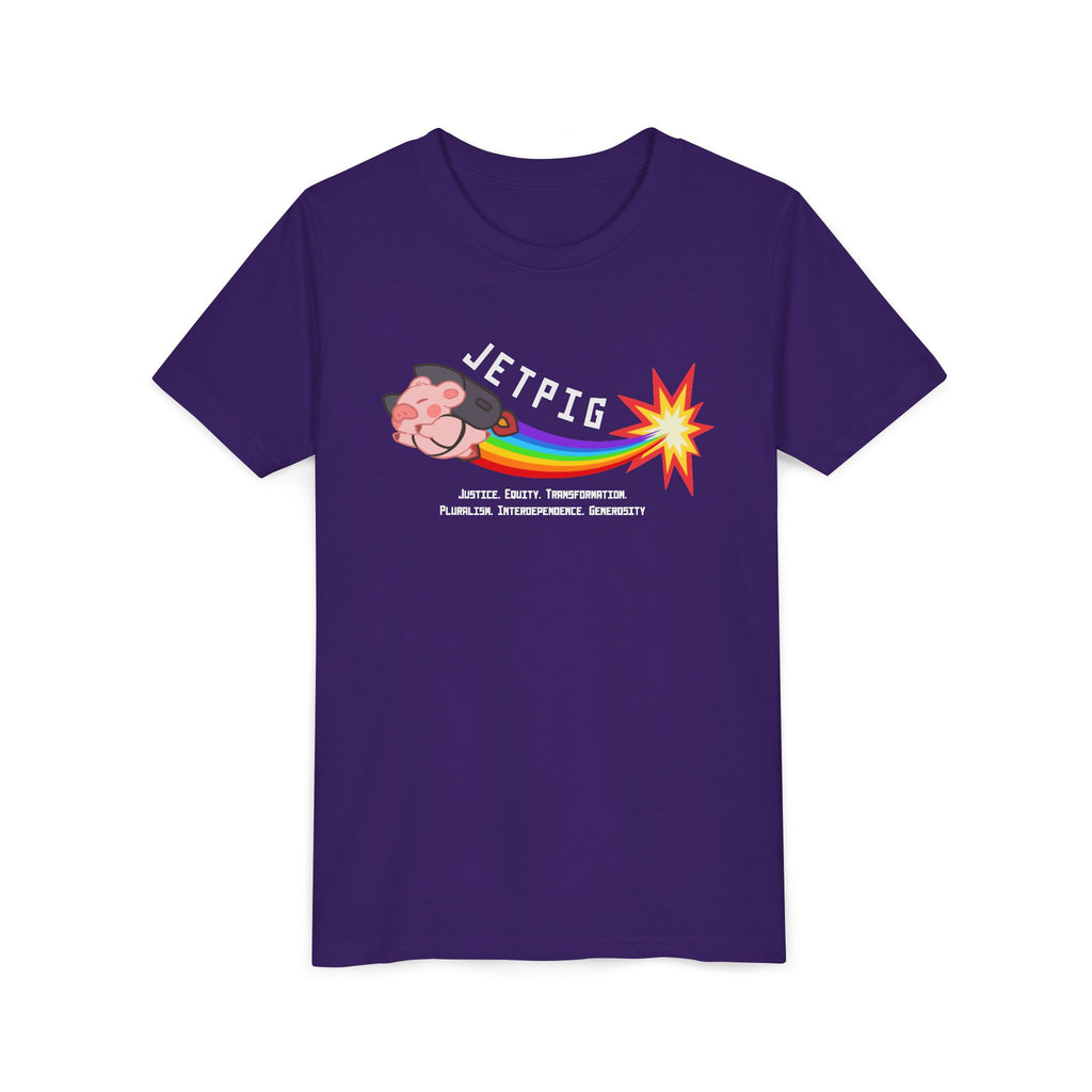 JETPIG Rainbow Blast - Youth Short Sleeve Tee