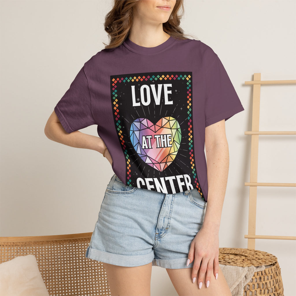 Love - Unisex Garment-Dyed T-shirt