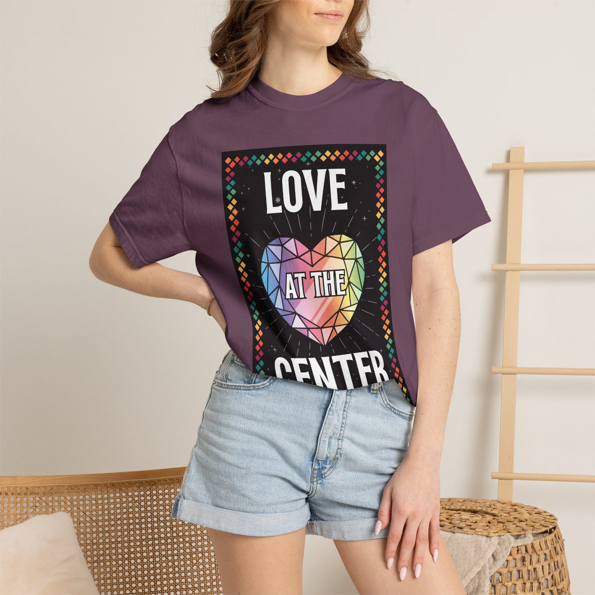 Love - Unisex Garment-Dyed T-shirt
