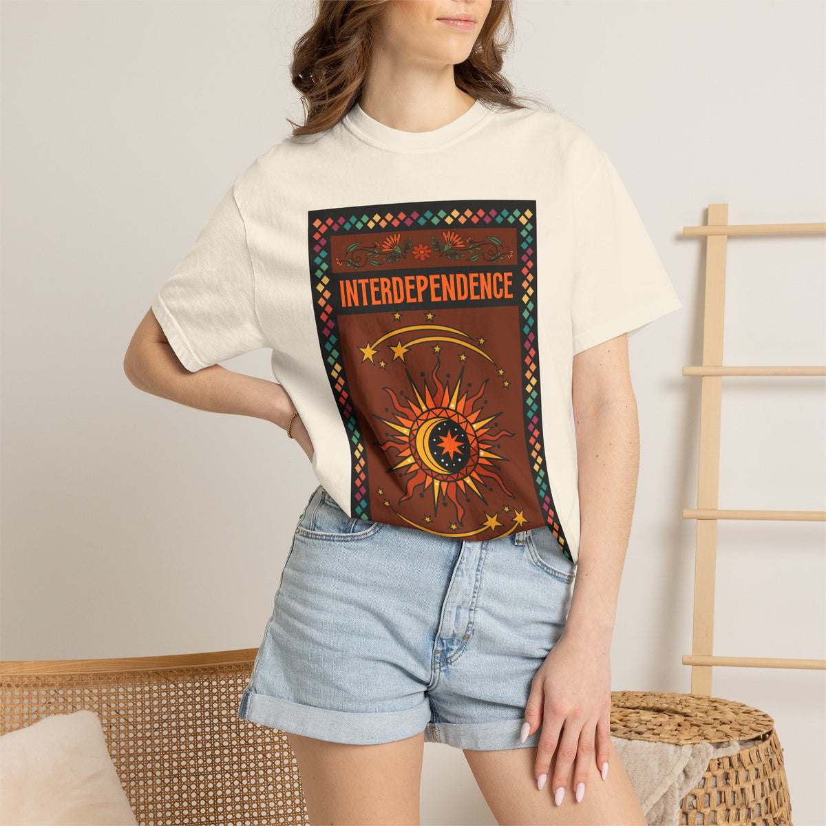 Interdependence - Unisex Garment-Dyed T-shirt
